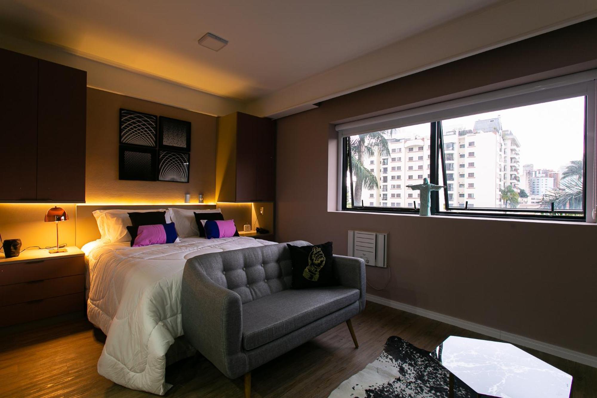 Ben - Flats Completos Com Limpeza Diaria E Estacionamento Incluso Appartement São Paulo Kamer foto